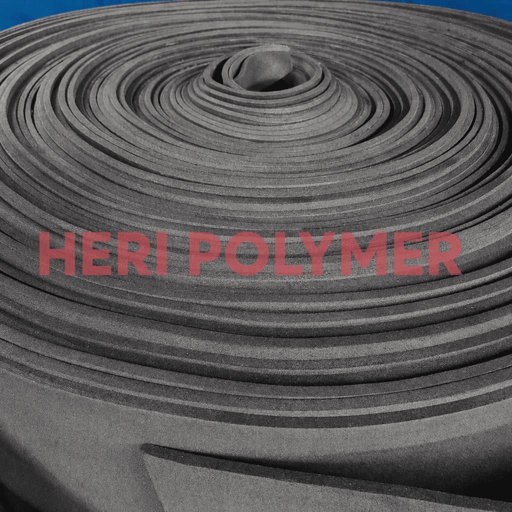Spon EVA Roll 5mm Hitam (Busa Ati Gulungan) 120cm x 25 Meter – Fleksibel & Serbaguna