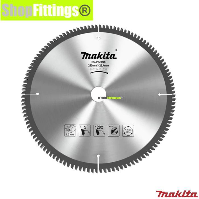 Makita Mata Pisau Potong Alumunium 10" X 120T Miter Saw Blade P 68018 - Makita 10"x120T