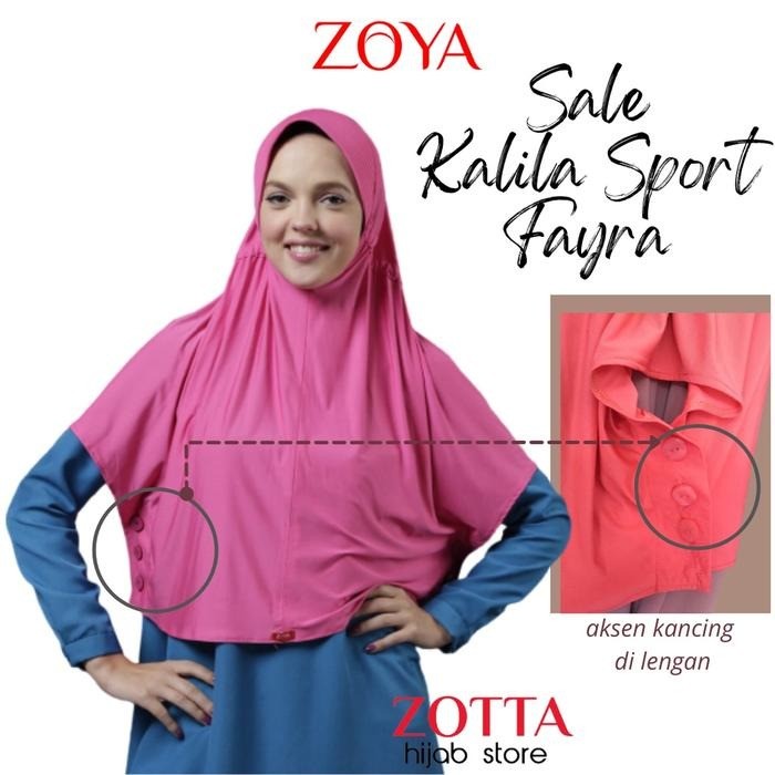 ZOYA HIJAB OLAHRAGA - KALILA SPORT FAYRA