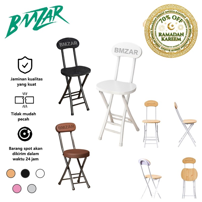 READY BMZAR Kursi Lipat Sholat Kursi Kayu Lipat Kursi Belajar Kursi Kerja Bangku Lipat Portable Kurs