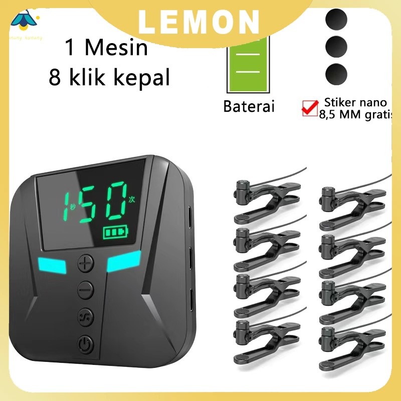 Auto Clicker Multifungsi 1/2/4/8 Kepala | Alat Tap Otomatis Layar HP untuk Live Streaming TikTok, In