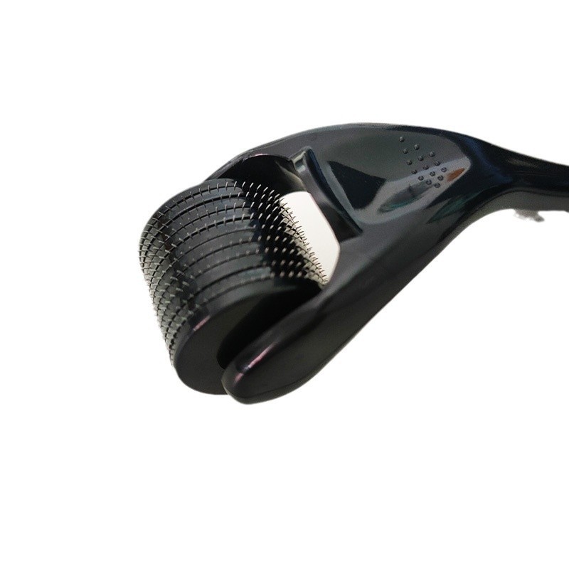 Luxury Black DRS 540 Derma Roller Face Massager Beard Growth Scalp Hair Growth Skin Care Tool For Wo