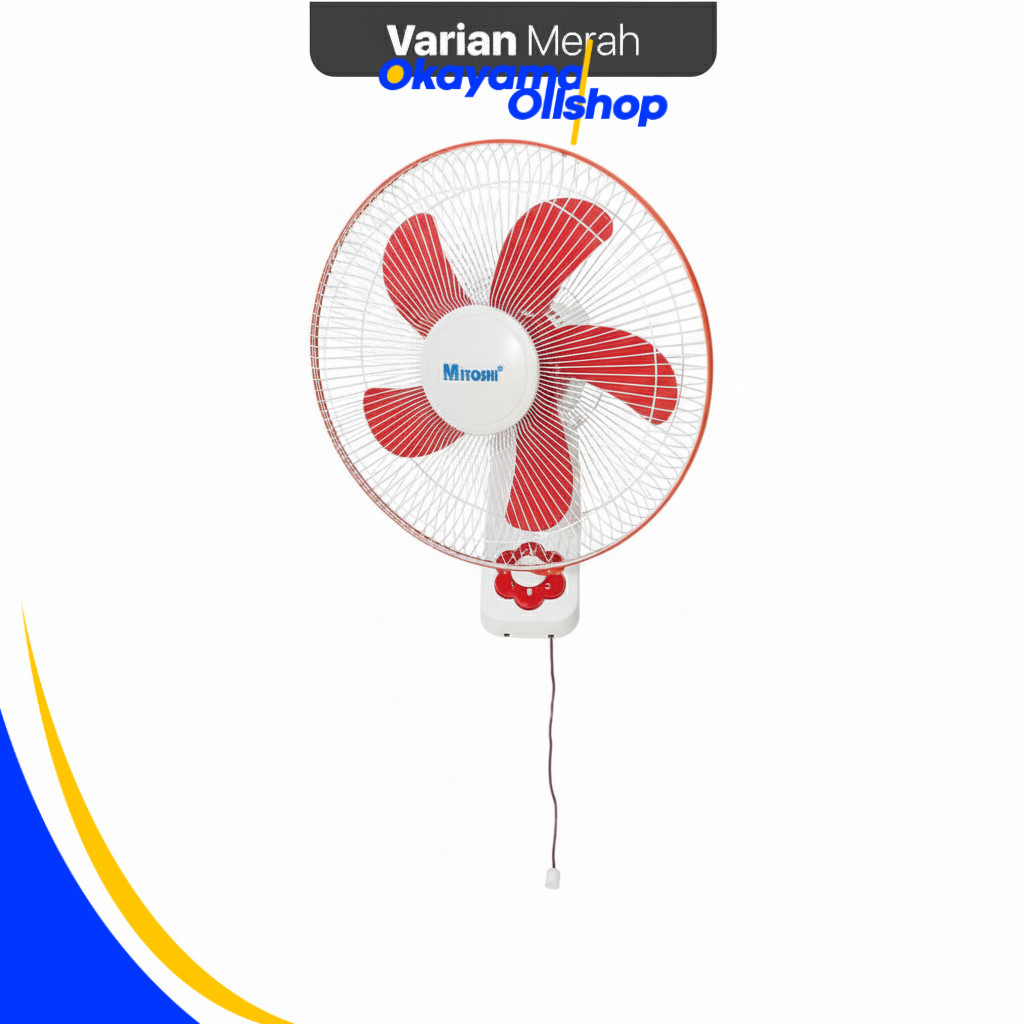 Wall Fan Miyoshi 167 B.5 16 Inchi - Kipas Angin Tembok Desain Elegan