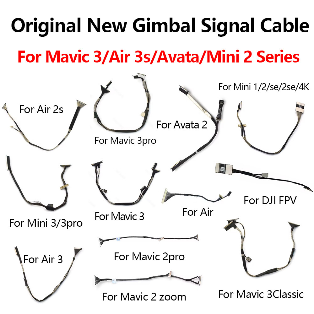 Kabel Sinyal Kamera Gimbal Asli Untuk Penggantian Mavic 3/3Pro/3E PTZ Flex Line Suku Cadang Perbaika