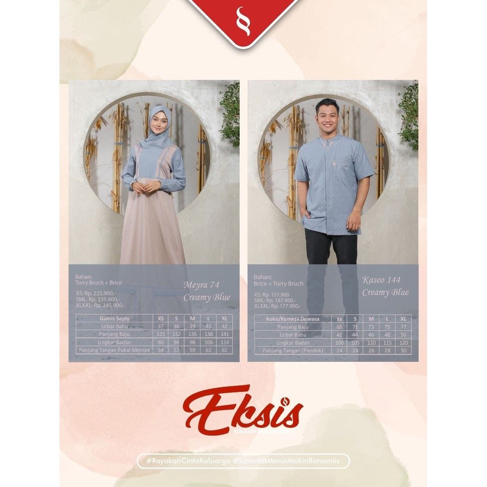 [BISA COD] COUPLE HITS 50 CREAMY BLUE SEPLY KOKO DEWASA KAHFI KASEO 144 CREAMY BLUE GAMIS DEWASA MEY