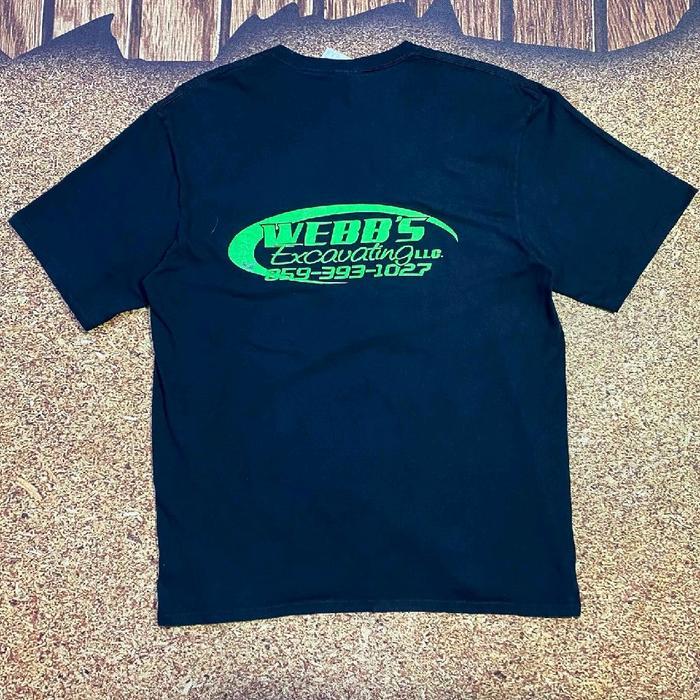 kaos pendek hitam pria saku dada PORT AND COMPANY ESSENTIAL TEE tshirt pocket tee casual murah bagus