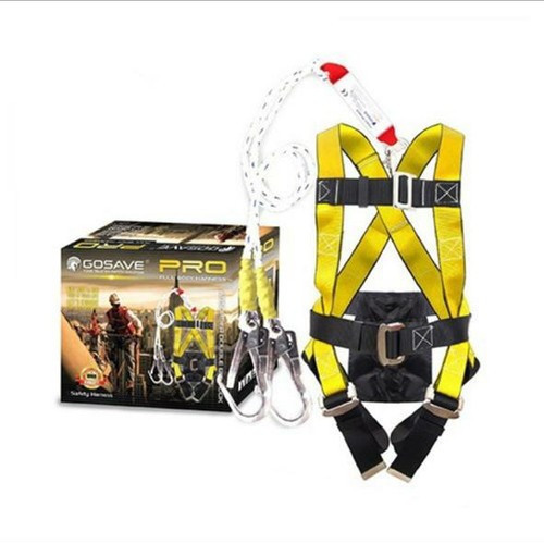 Gosave Pro Safety Belt Full Body Harness Double Big Hook + Absorber