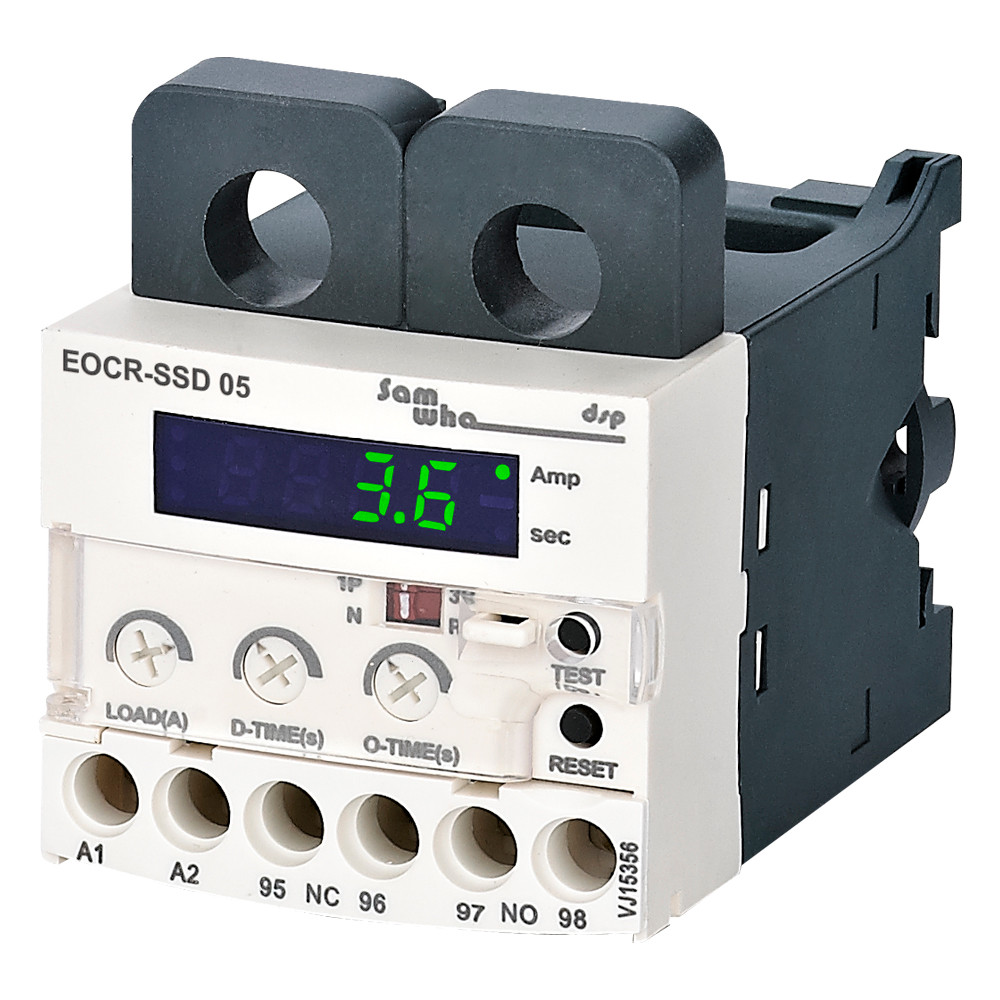 Samwha-Dsp EOCR-SSD gital Electronic Overload Relay Motor Protector Thermal Overload Relay