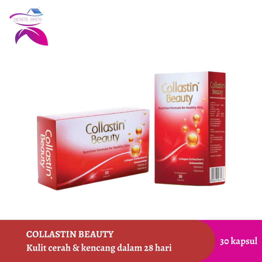 (De Luna) Collastin Beauty 30 Kapsul / Collagen + Astaxanthin