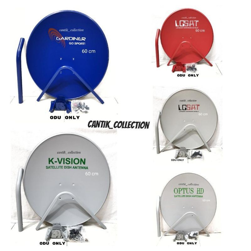 JAMIN MURAH Parabola Mini 60 cm ONLY - Parabola Mini 60 cm Kvision Lgsat Gardiner Optus - Antena Par