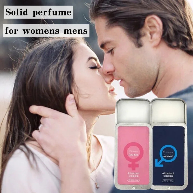 Set Parfum Padat Portabel Tahan Lama Unisex Feromon Parfum Padat Cologne untuk Pria Memikat Wanita