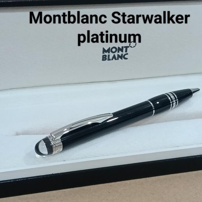 PENA MONT BLANC STARWALKER PLATINUM ORIGINAL no 01 parker pilot pelikan sailor waterman sheaffer aig