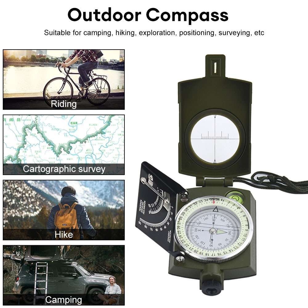 Kompas Bidik Prisma AG74 Compass Camping Pramuka Navigasi Darat Outdoor Militer Military Clinometer