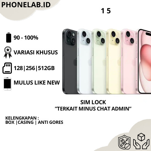 iphone inter 15-15plus bisa game/live/video second 512gb 256gb 128gb original 100% fullset minus mul
