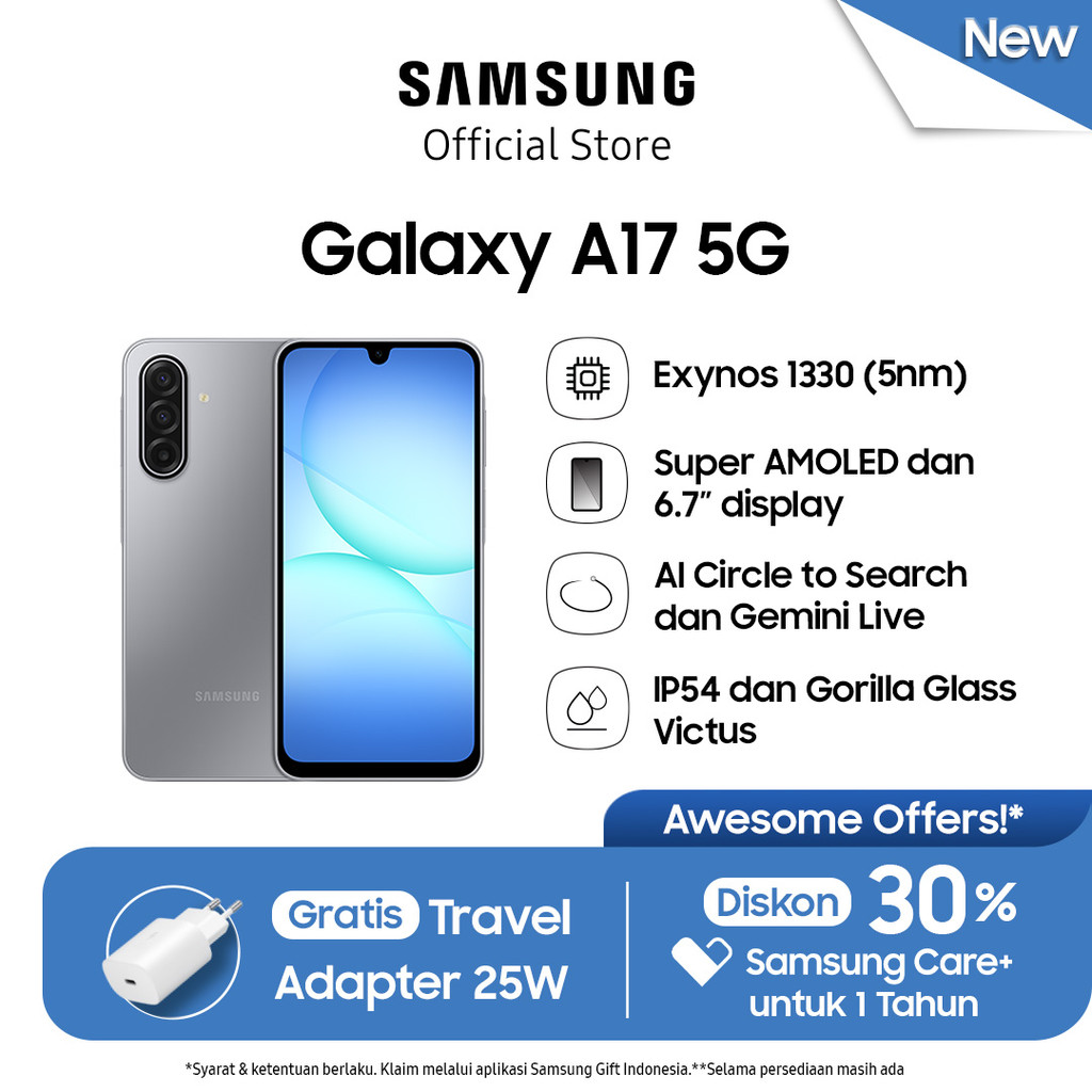 Samsung Galaxy A17 5G 8/256GB - Gray