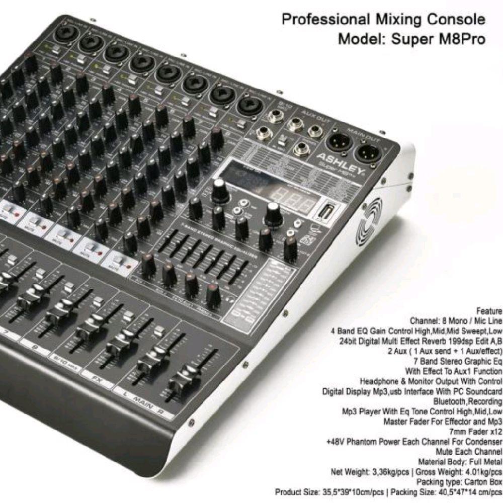 Mixer Ashley Super M8PRO Super M8 Pro/ Super M8 Mixer Ashley / Ashley M8 PRO