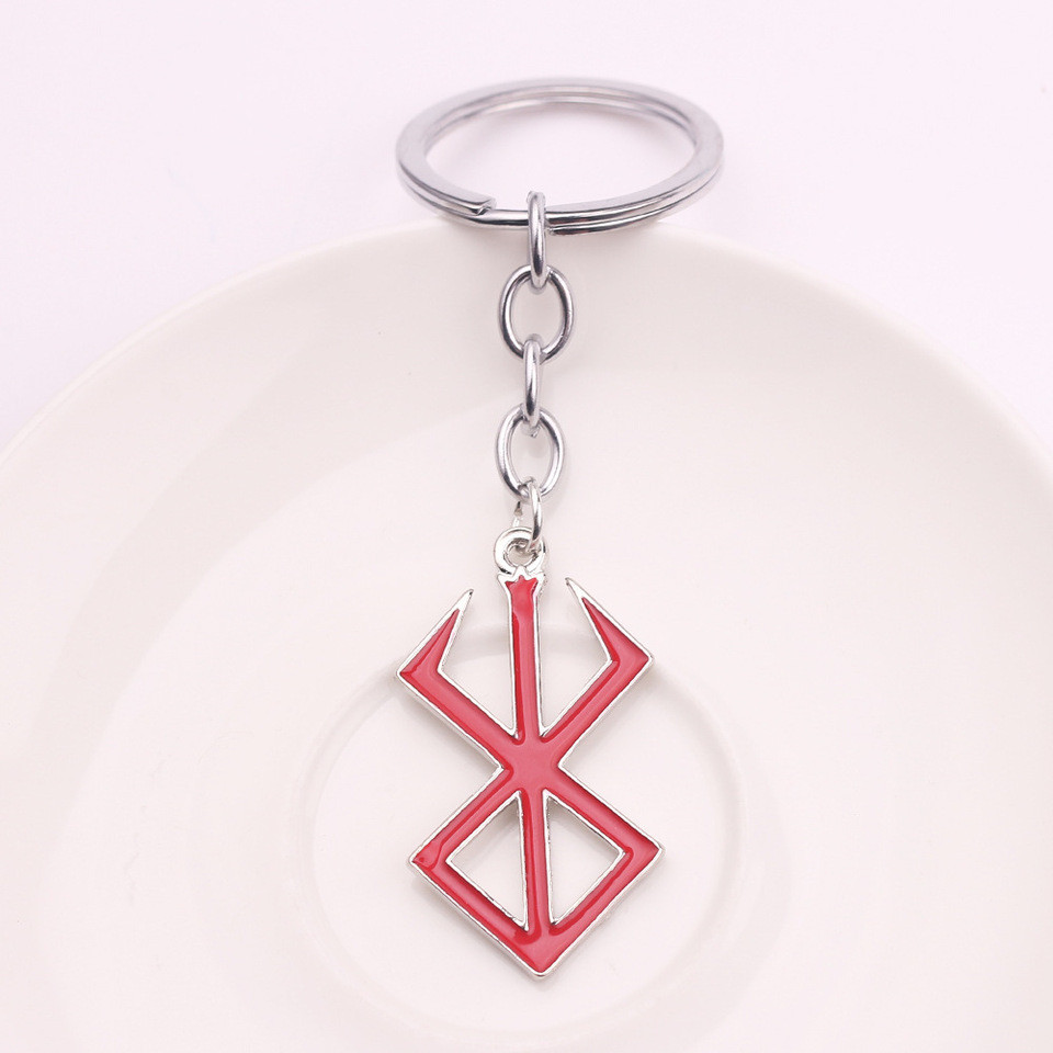 Berserk Beruseruku Anime Necklace Keychain Collection Halloween Cosplay Accessories Gifts for Fans