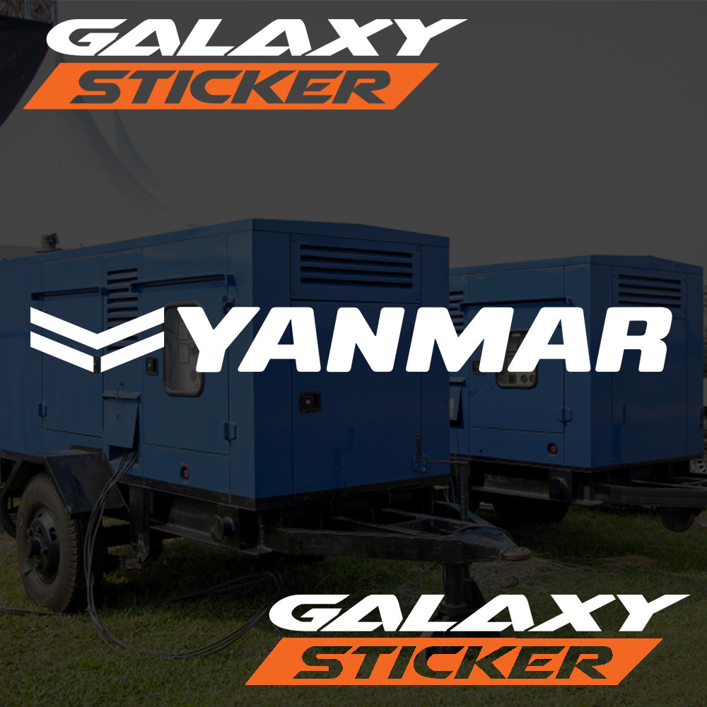cutting sticker variasi genset yanmar.stiker disel genset yanmar