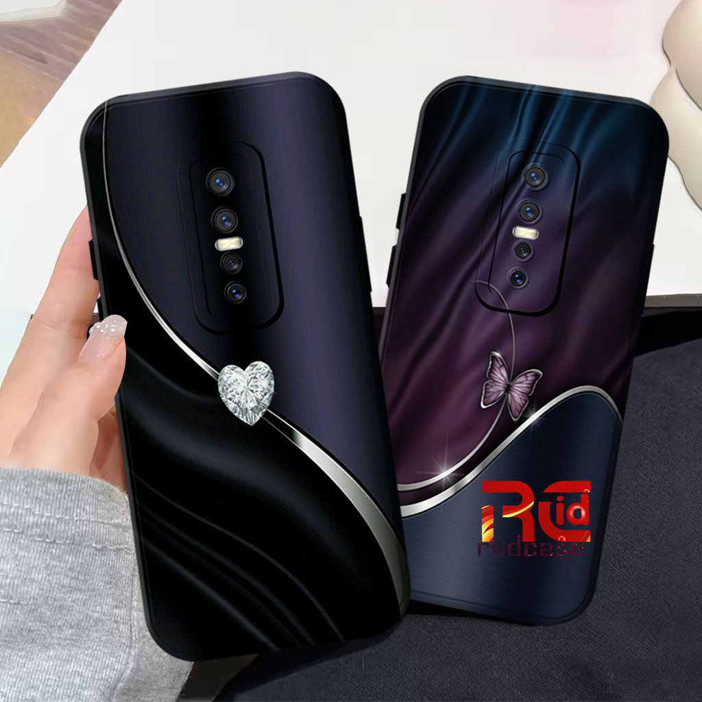 Case Vivo V17 Pro / V17 / V19 Motif Love Butterfly Cute - Softcase Procamera Lentur