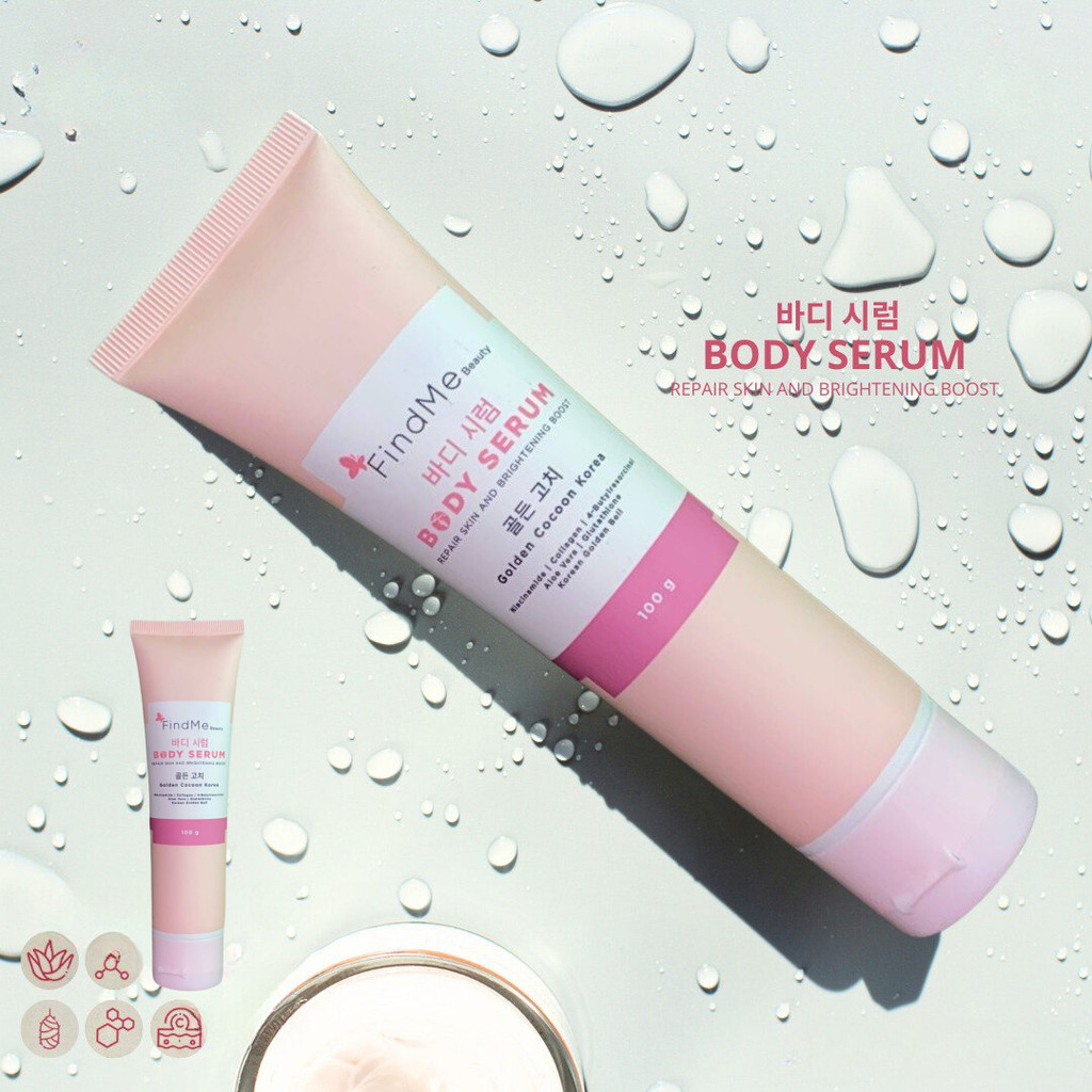 FINDME Body Serum Repair Skin & Brightening Boost bodycare Mencerahkan & Memperbaiki Kulit Rusak[KS]