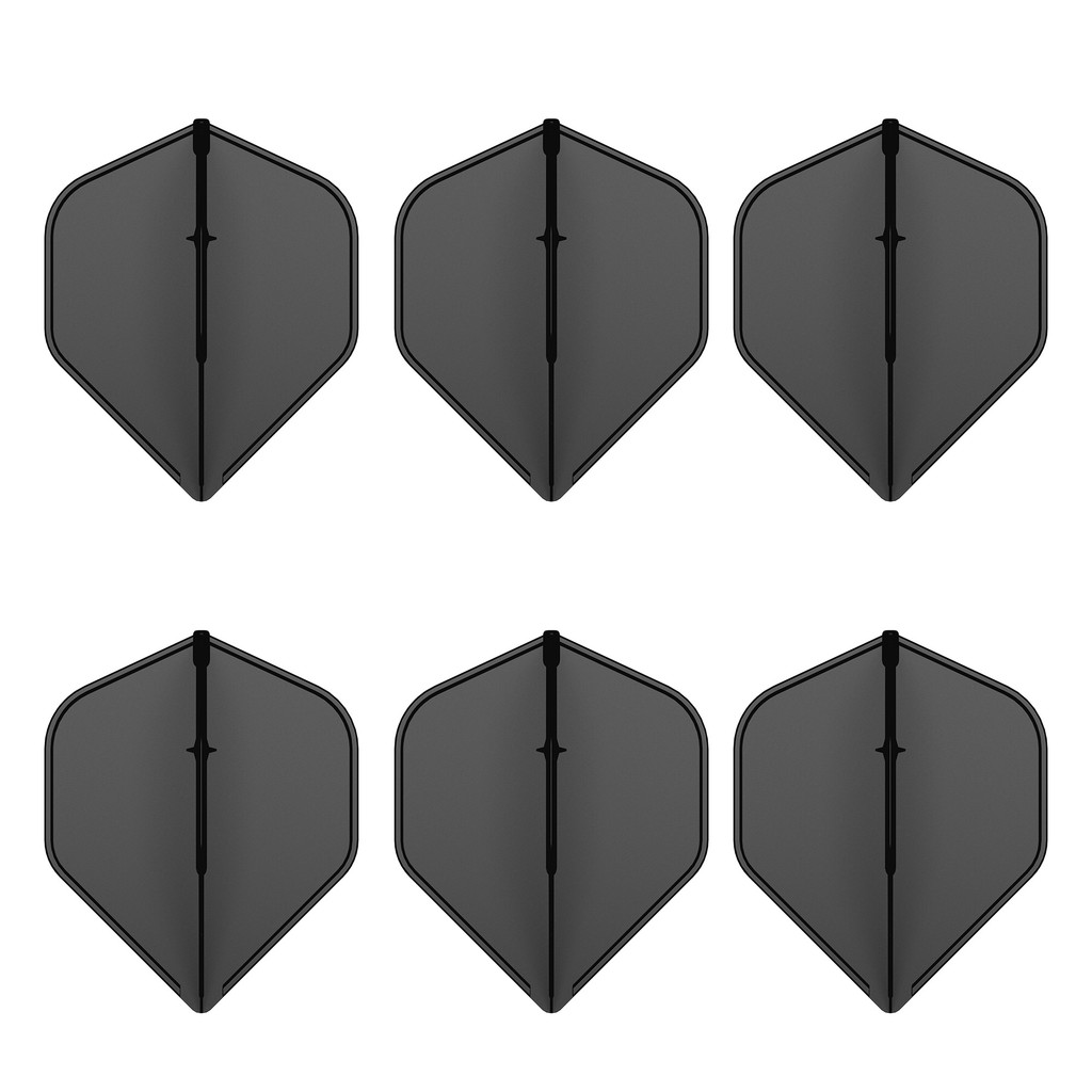 CyeeLife 6PCS Dart Flight Standard Shape regular Flight  Dart Accessorie Set Durable Anti-Fal