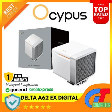 OCYPUS Delta A62 EX Digital Cooler CPU Processor | White