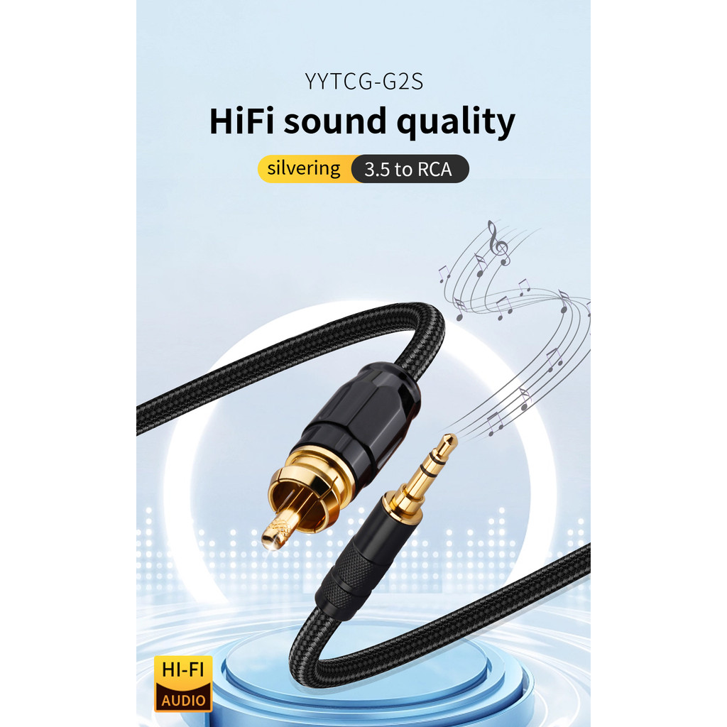 HIFI 3.5mm To RCA SPDIF Coaxial Digital Audio Cable SPDIF Coaxial Cable HiFi Home Theater For Comput