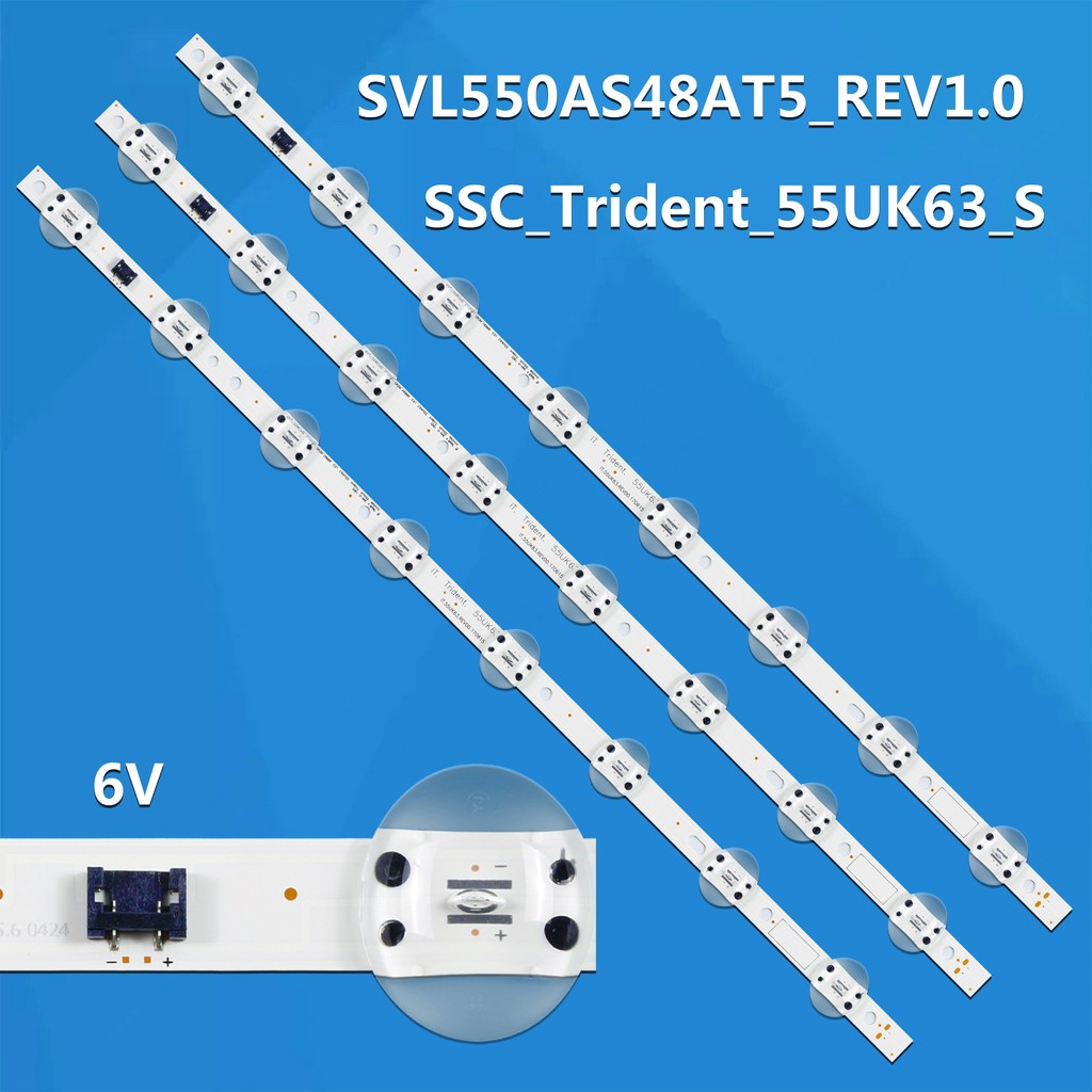 LED Backlight Strip(3) SSC_TRIDENT_55UK63_S SVL550AS48AT5 55UK6350PSC 55UM7050PLC 55UU340CUB 55UK645