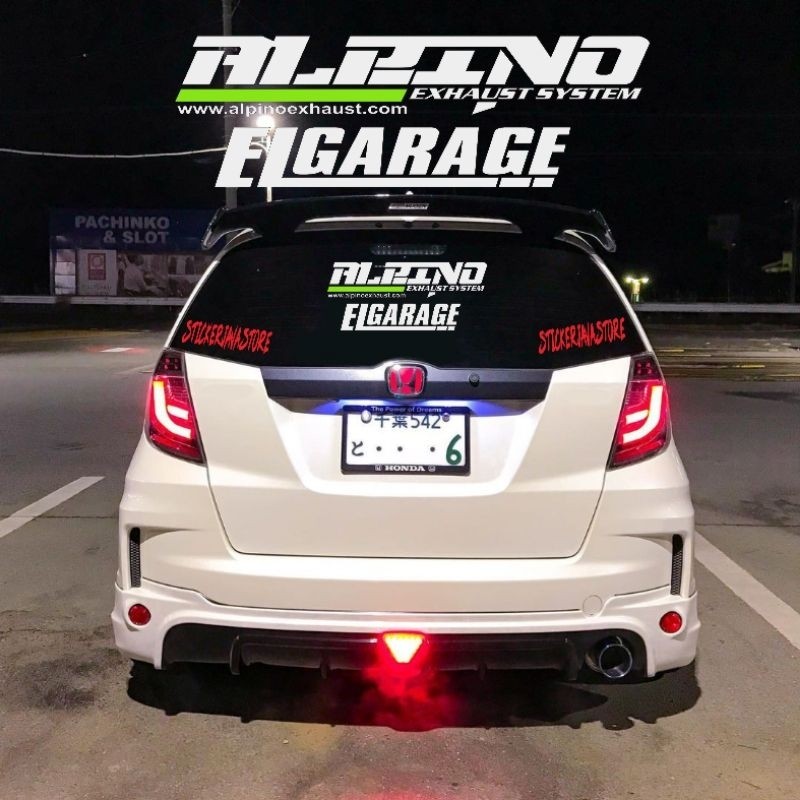 STICKER MOBIL ALPINO ELGARAGE