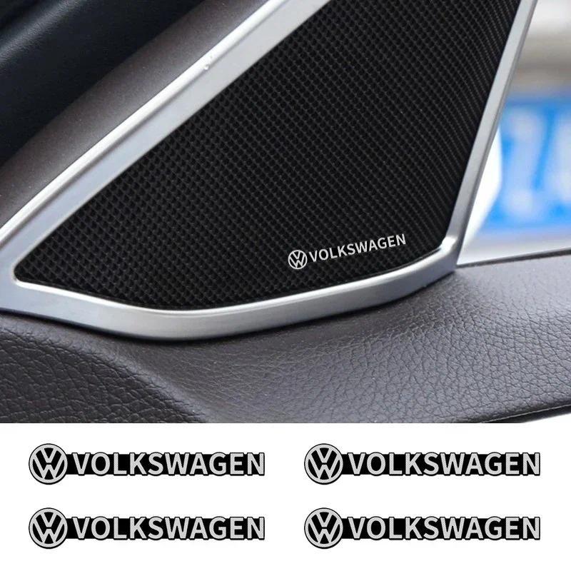 For Volkswagen VW Passat CC Polo Tiguan Golf 5 6 Scirocco Santana Beetle Touran Aluminum Car Speaker