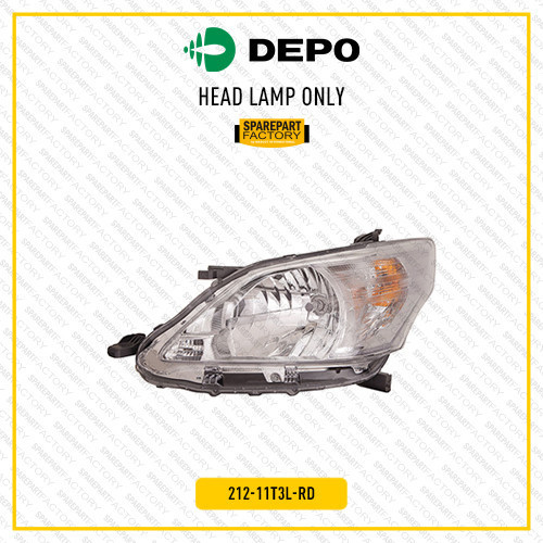 Head Lamp Lampu Depan Besar Kiri Toyota Kijang Innova 2011-2013 DEPO