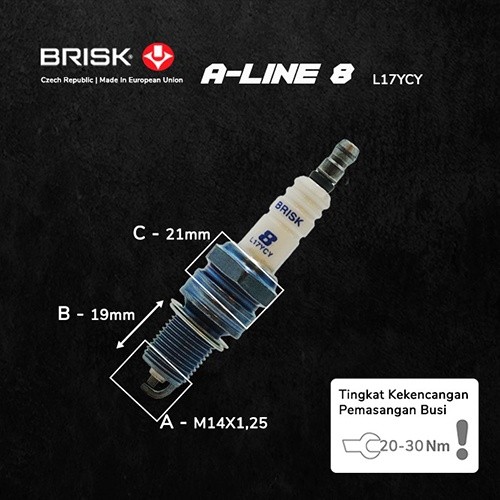 Terbaru Busi Brisk Mobil Kijang Grand Kijang Carb / Grand Extra A LINE 8