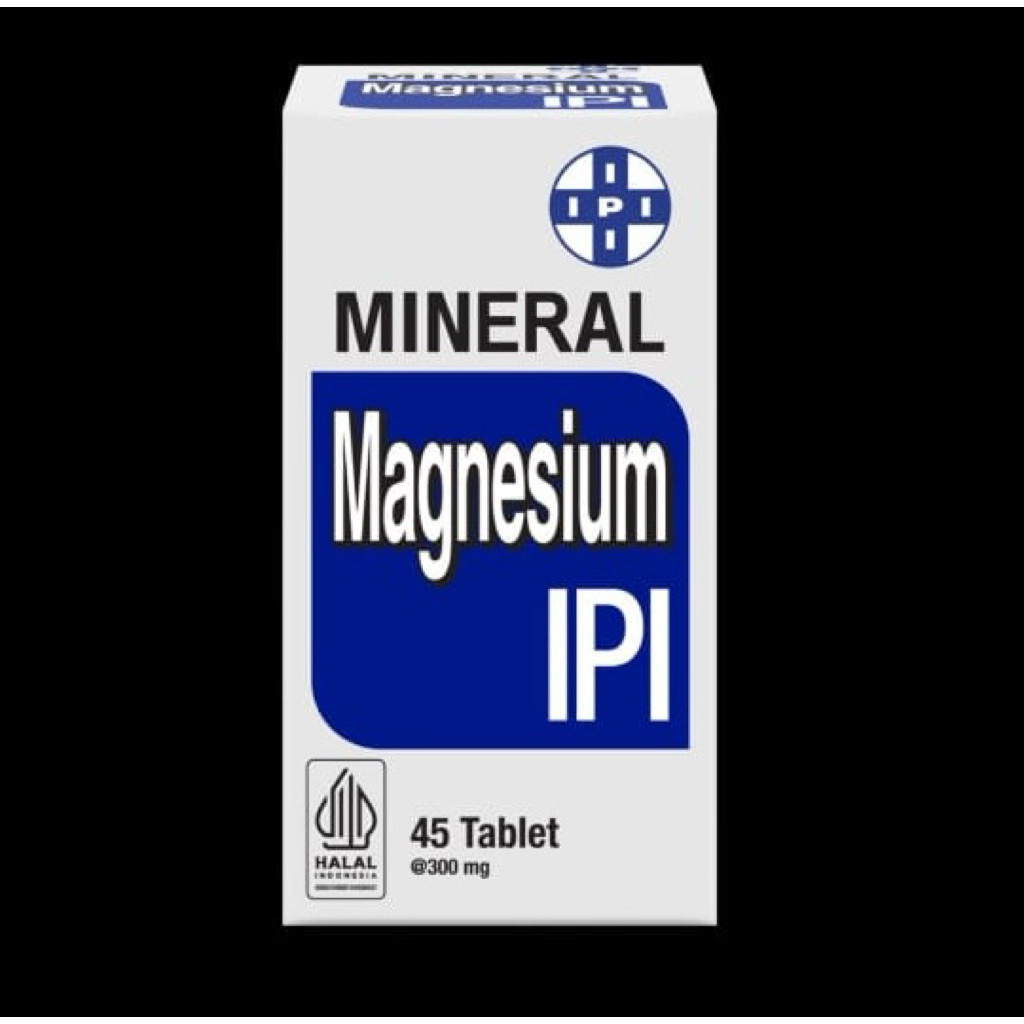 BSMG Magnesium IPI botol 45 tablet ( mineral Mg magnesium harga ekonomis )SMG