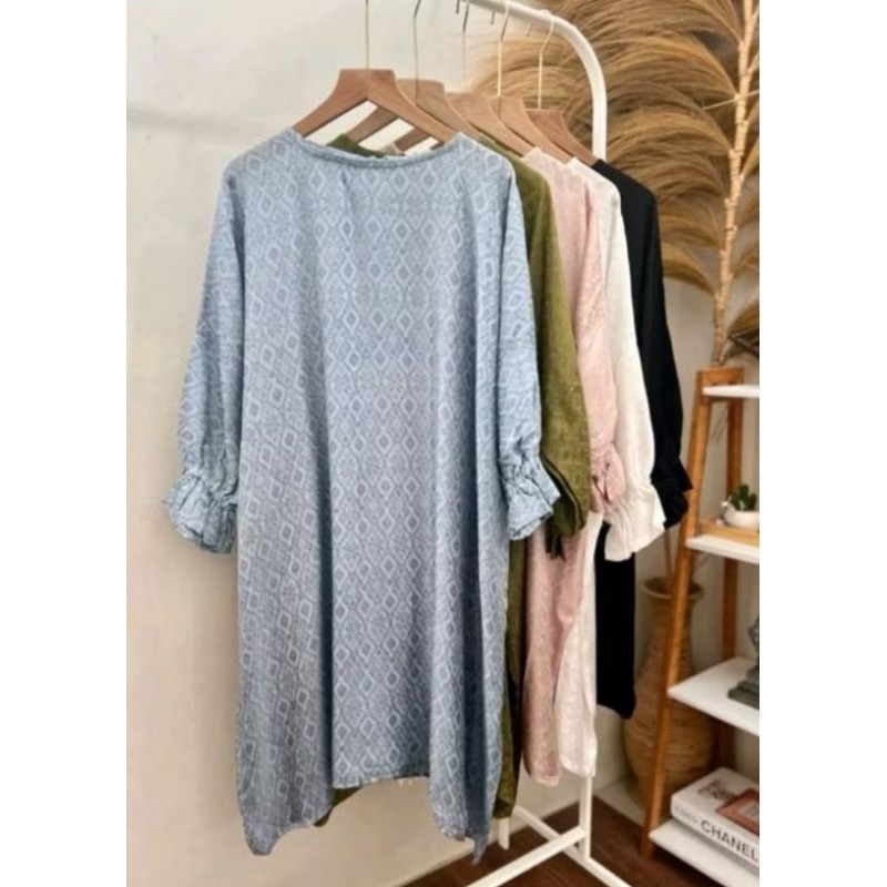 ADRIANSYAH99_ Blouse Freya | Ready Seragaman | Kaftan Tunik | Kaftan Viscose | Kaftan Tunik Freya