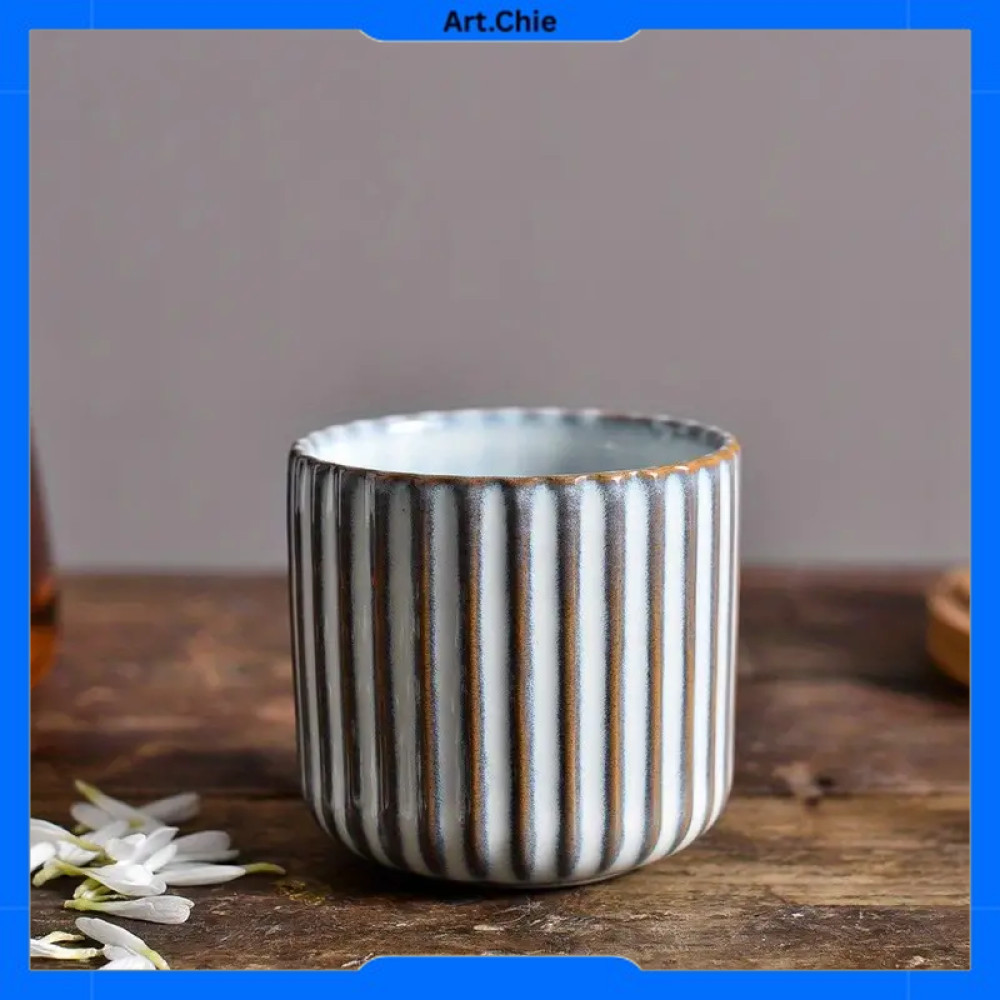 Gelas Keramik Vintage Japanese Style GS145 – Cangkir Kopi Teh Keramik