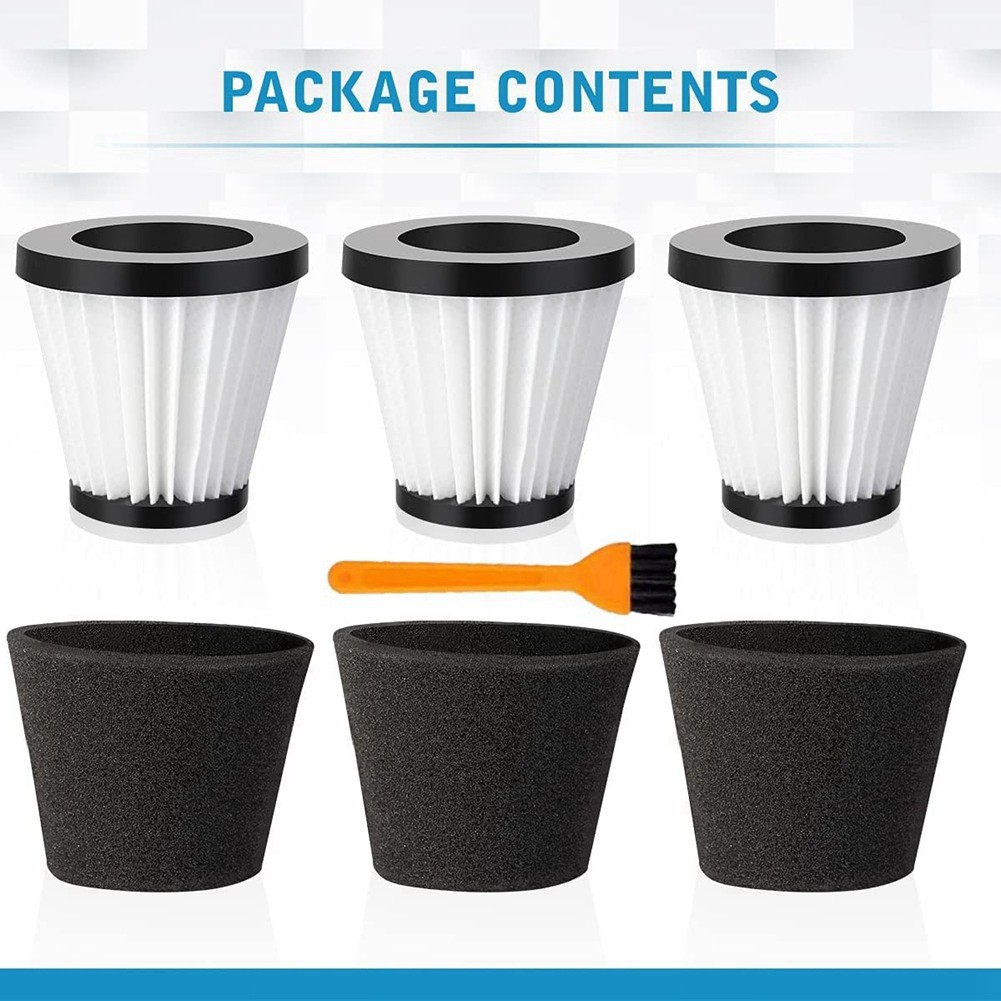 [A25M] Replacement Filter Compatible for rt Devil Scorpion Handheld Vacuum Cleaner Style F117, Compa