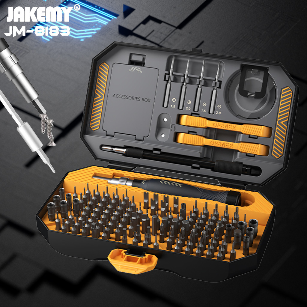 Industry-Standard Alternative: 145in1 CRV  JAKEMY Precision Screwdriver Set, Competing with JAKEMY J