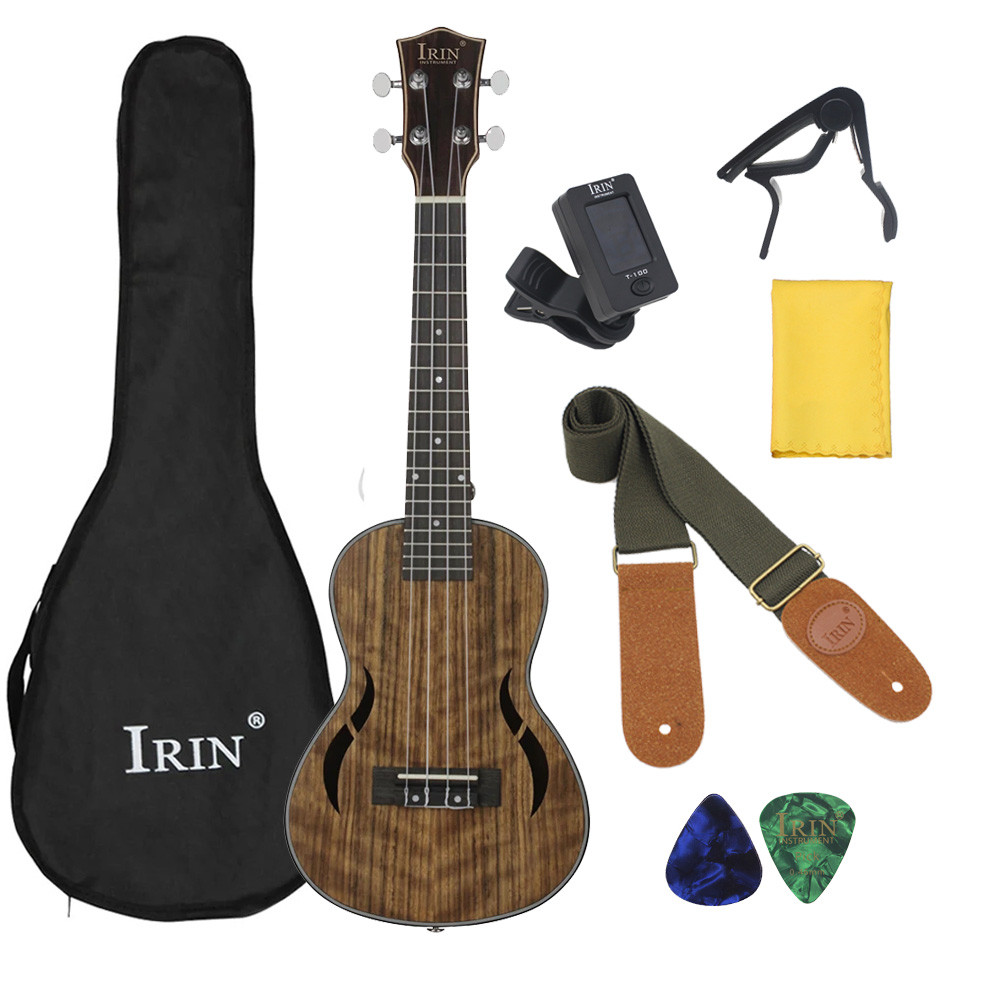 23/26 Inch Ukulele Professional 4 Strings Guitar Walnut Guitarra Ukulele with Bag Case Tuner Capo St