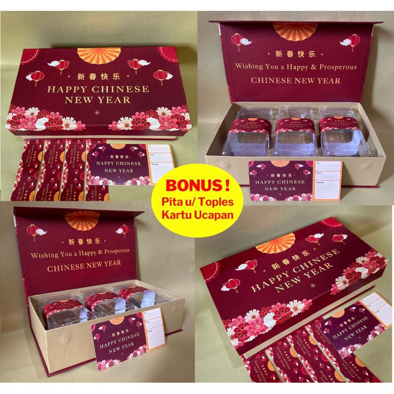Box imlek / hampers imlek / kotak kue kering imlek DISKON