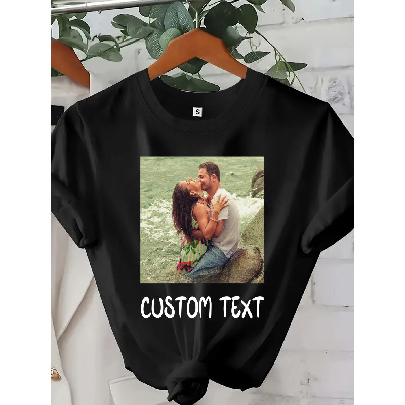 Kaos Kustom Foto - Tempel Foto Keluarga & Sahabat, Hadiah Spesial untuk Ulang Tahun dan Hari Raya