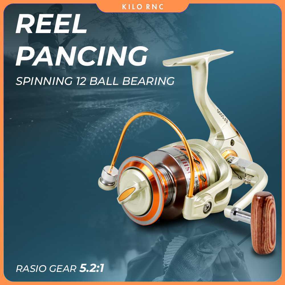 YUMOSHI REELSKING Reel Pancing Spinning 12 Ball Bearing - EF5000