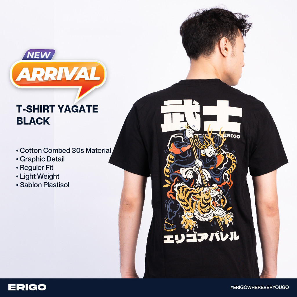 ORI Erigo T-Shirt Yagate Black