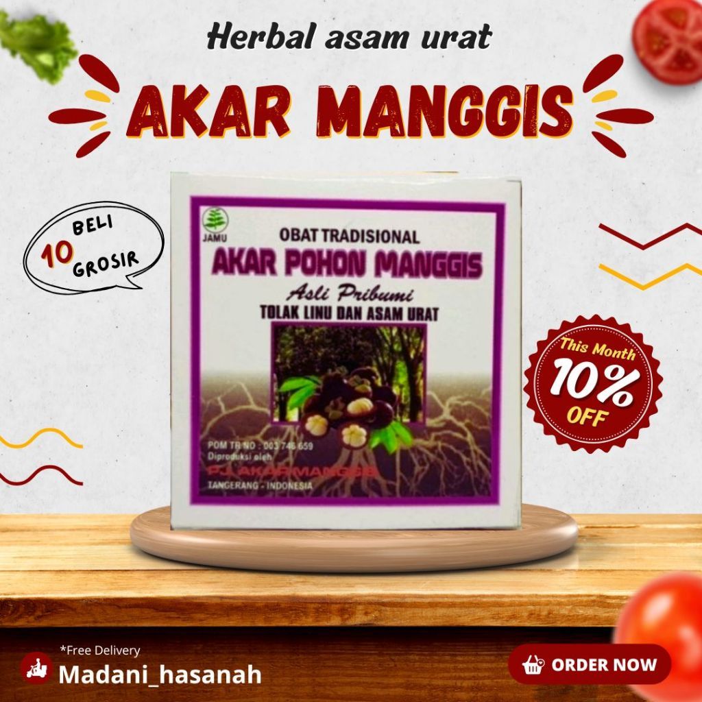 PROMO KAPSUL AKAR POHON MANGGIS 100% ORIGINAL .akar pohon manggis kapsul asli