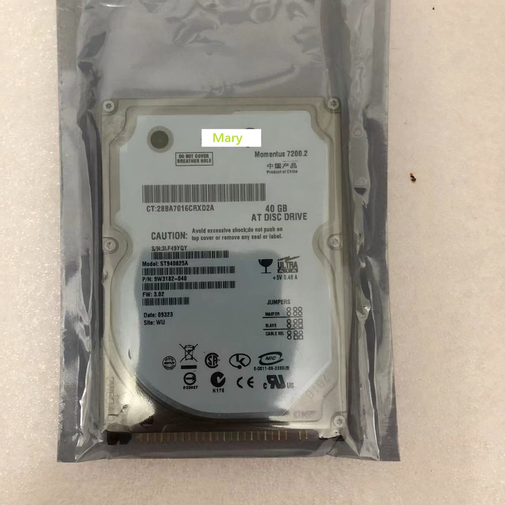 NEW For Seagate 40 GB 7200 RPM IDE PATA 25 ST940825A Internal Hard Drive HDD