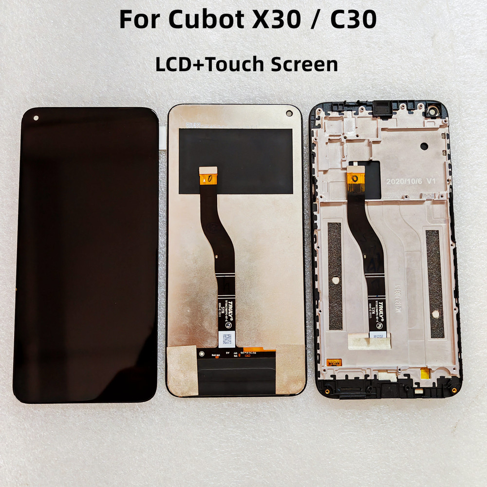 For Cubot X30 LCD splay Assembly Replacement For Cubot C30 LCD Screen 6.4 in Original splayTested