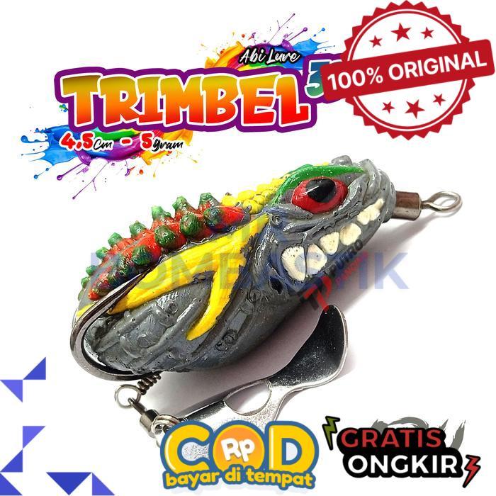 Lure TRIMBEL 3D Blade Berisik Abi Lure Soft Frog softfrog soft frog - Abu -bomb