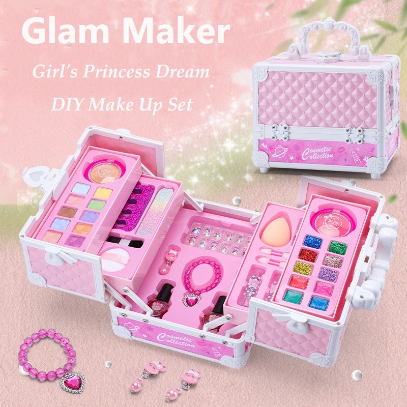 children make up bag pretend plays mainan dandan anak bentuk tas- kado anak cewek - kado anak peremp
