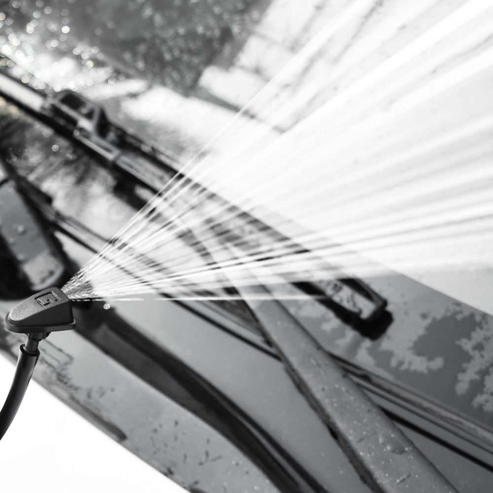 2Pcs Auto Car Windshield Washer Wiper Water Spray Nozzle Fit for Ford Focus 2 3 1 MK2 MK3 MK1 Fusion