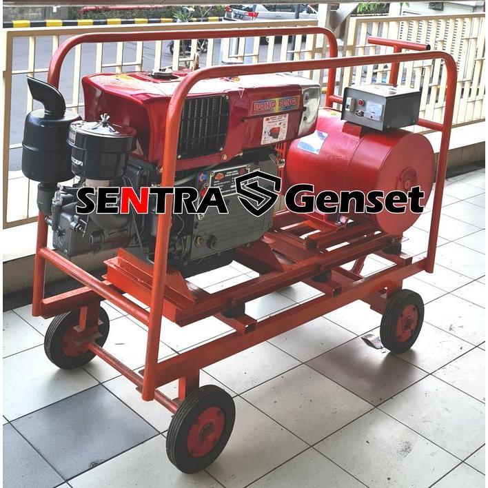 Genset diesel dongfeng 15 kva 12 kw 12000 watt stater