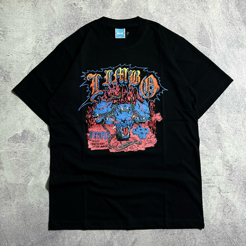 Limbo Hardcore Berak - Dystopia Ts Merch Katun Oversize TSHIRT   S-XXXL